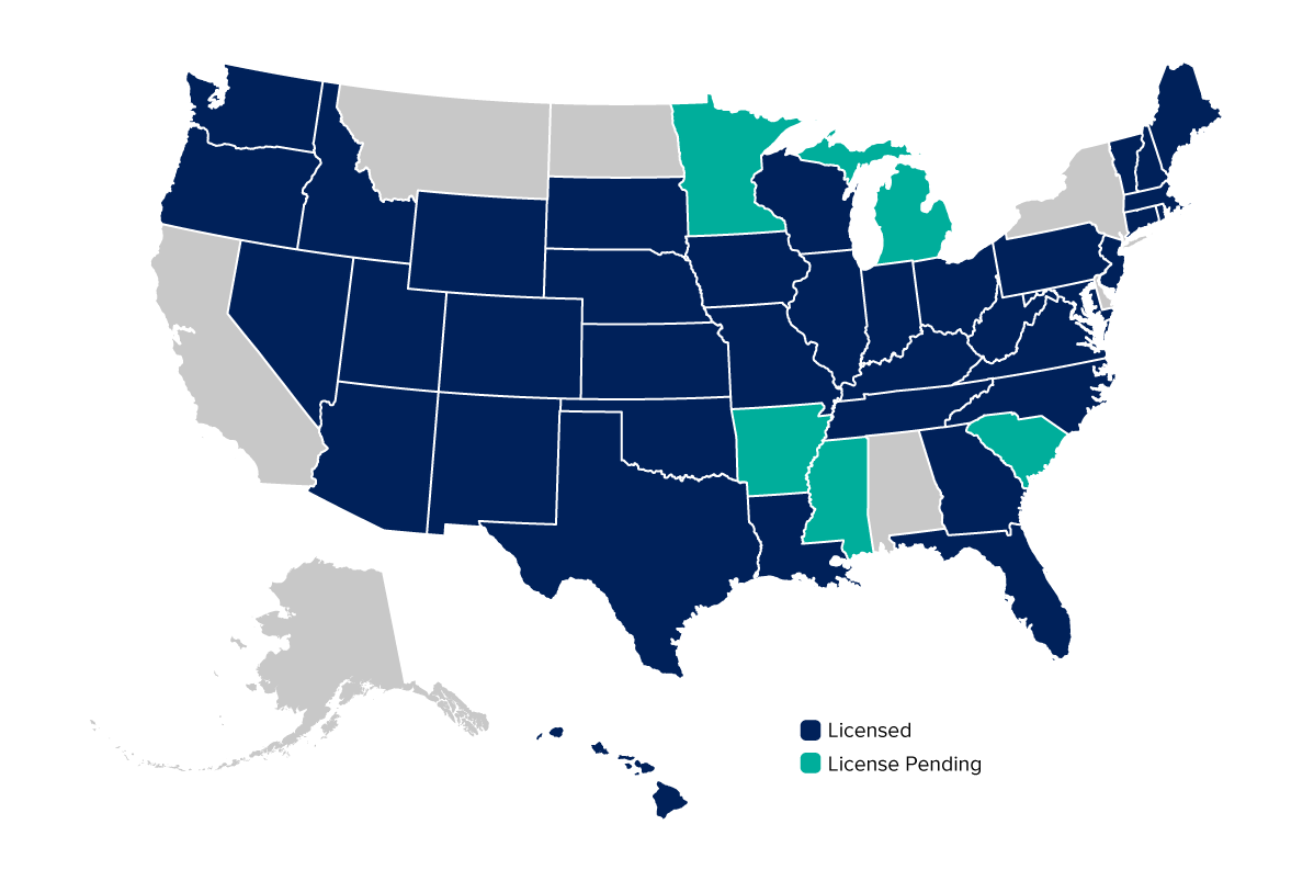 STASKA Licensing Map