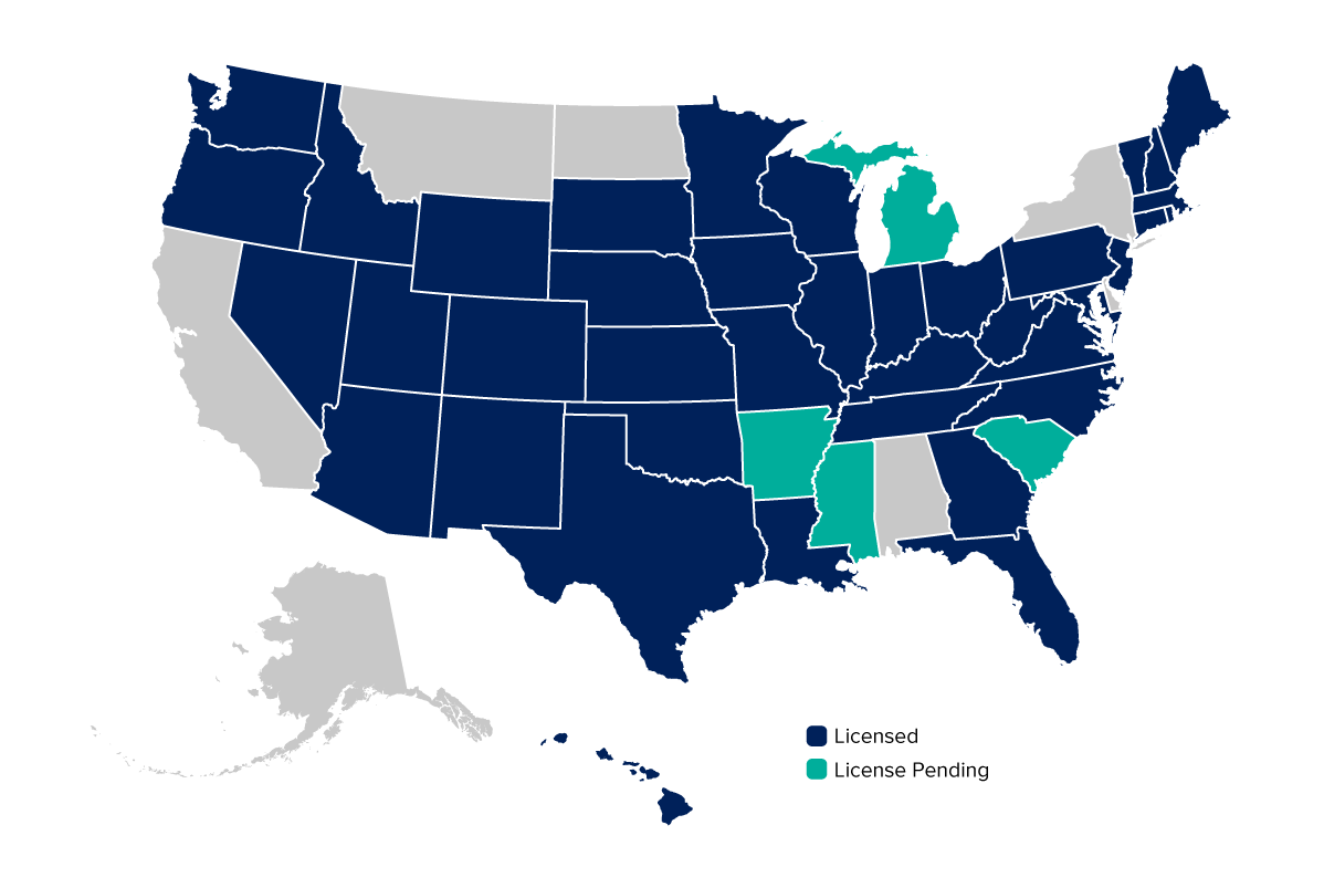 STASKA Licensing Map